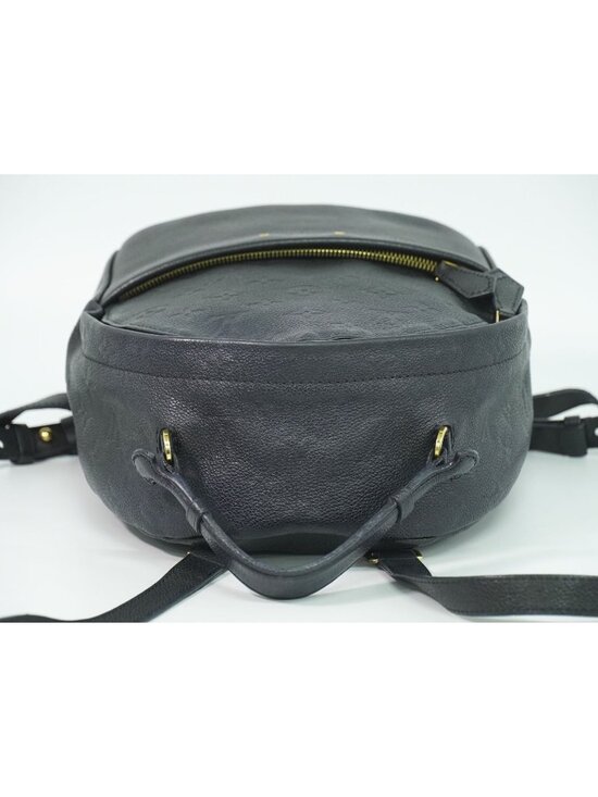 Louis Vuitton LV Sorbonne Monogram Empreinte Leather Backpack Noir main image 9